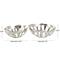 Aluminum Drip Decorative Bowl Set with Open Frame Design